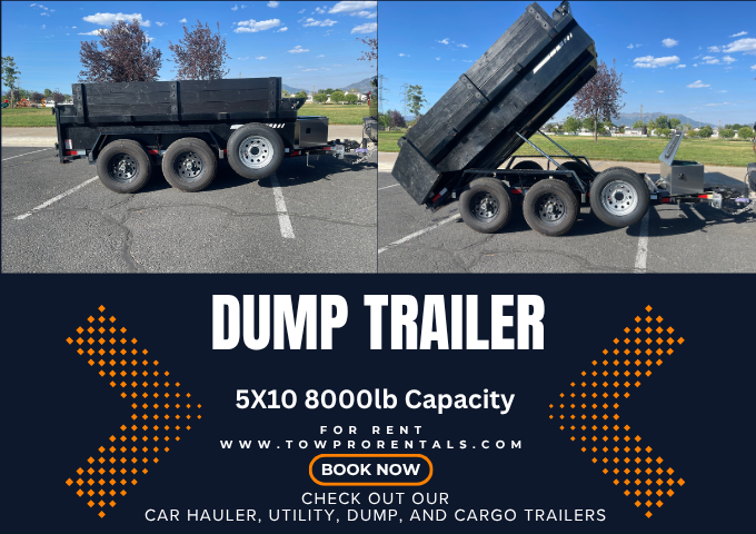 Haul Heavy. Dump Easy. The 5x10 Dump Trailer