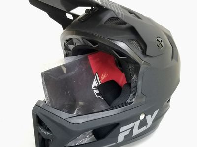 Fly Racing Rayce MTB/BMX Bicycle Helmet (Black, Youth Medium) (73-3613YM-L-R1-S4)