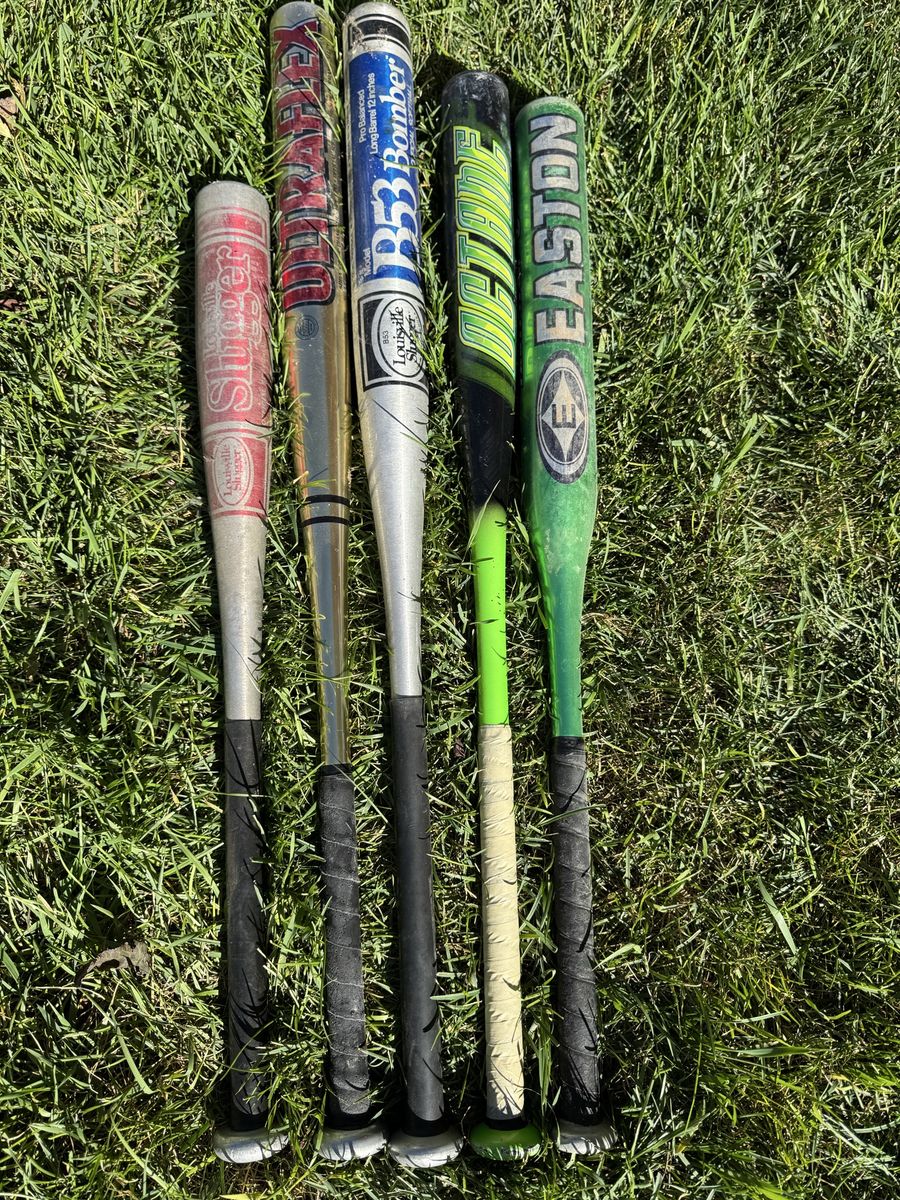 Used Softball Baseball Bats