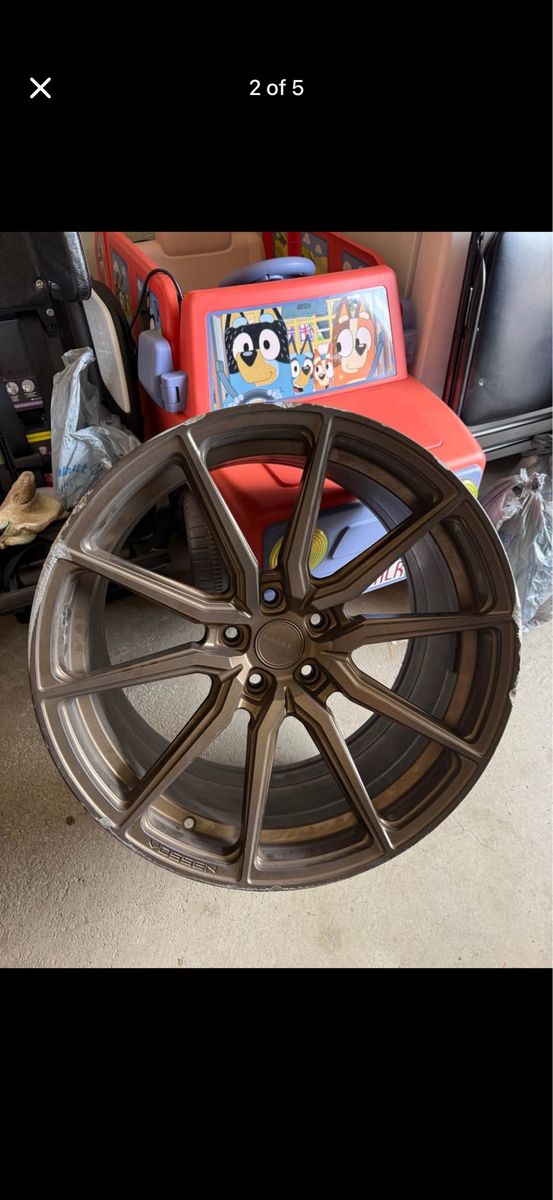 20" rims for Tesla Model X - Bronze