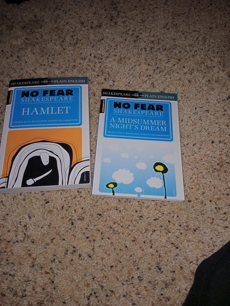 No Fear Shakespeare Hamlet Midsummer Night's Dream