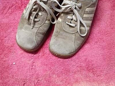 Vintage Joe Boxer Men's Suede Casual Lace-Up Sneakers Size 9 Tan