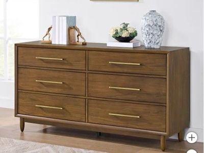 Northridge Home Marina Del Rey 6-Drawer Dresser 64in x 18in x 33.5un 1812415 #102332