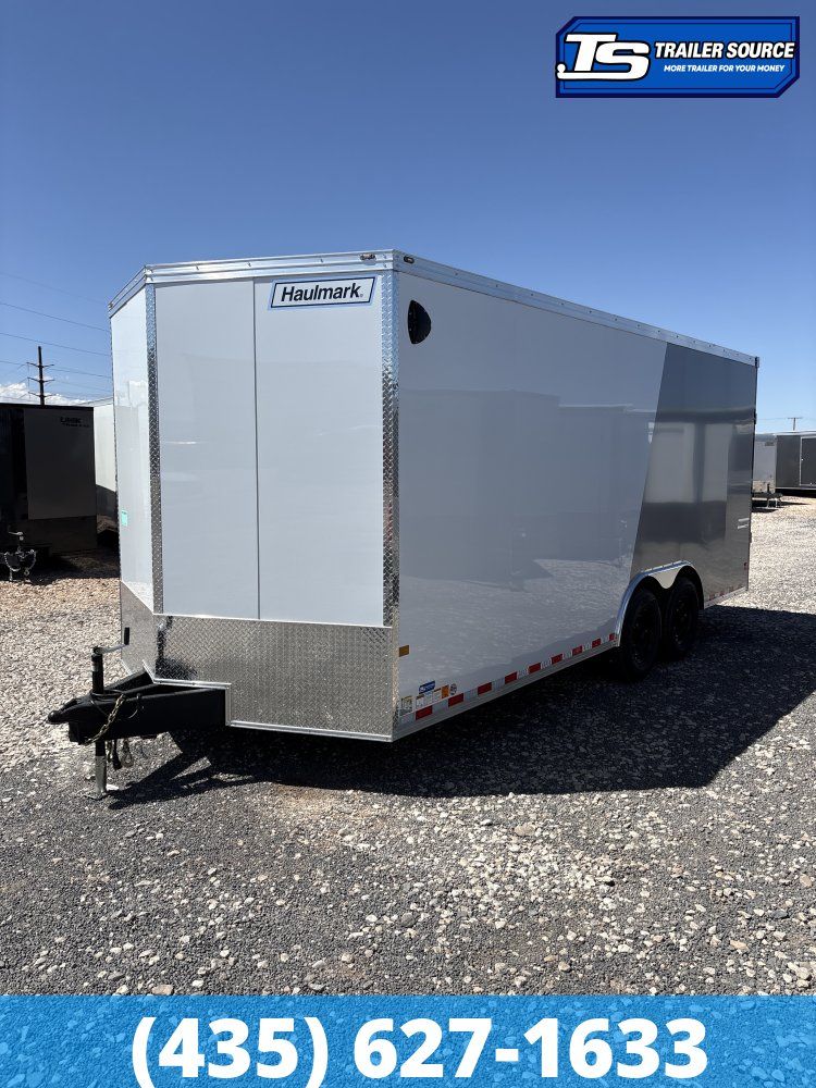 8.5x20 Haulmark Transport Enclosed Cargo Trailer - 7'6" Interior - 12K GVWR - .080 PolyCor, 2 Tone Color