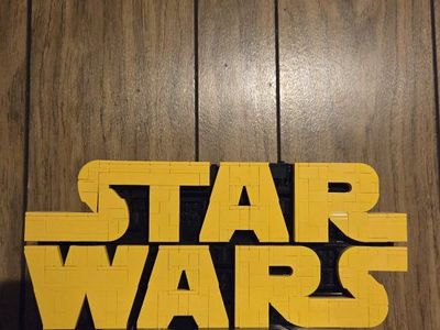 Brick-Built Star Wars Logo no box