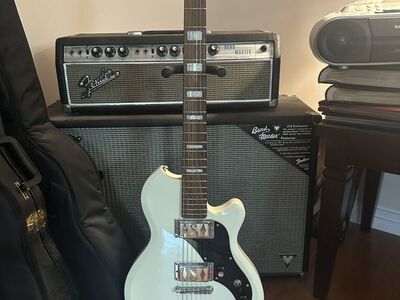 Supro Westbury White Solid Body
