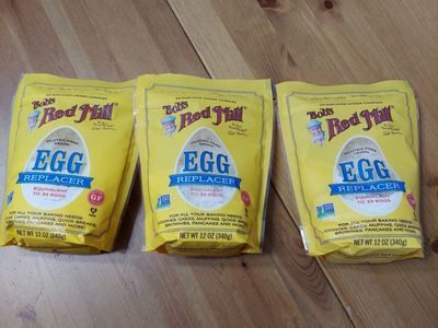 Bob's Red Mill Gluten-Free Vegan Egg Replacer 12 oz (Pack of 3)