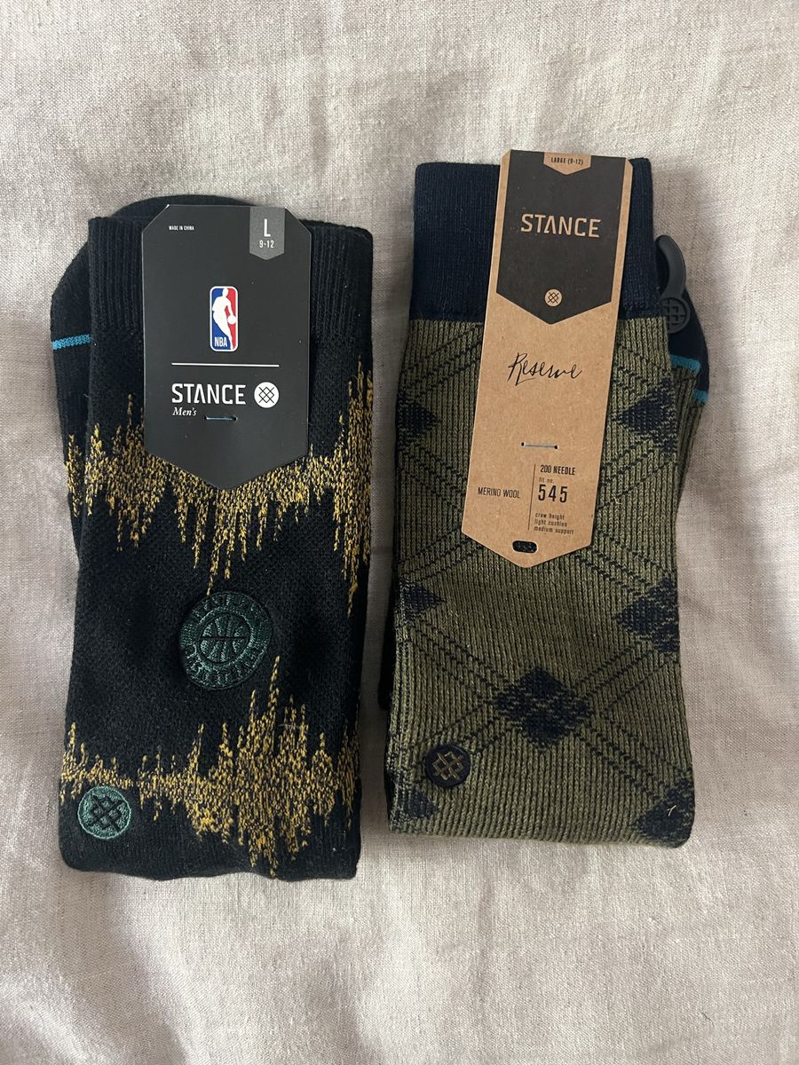 2 pairs of new Stance socks large
