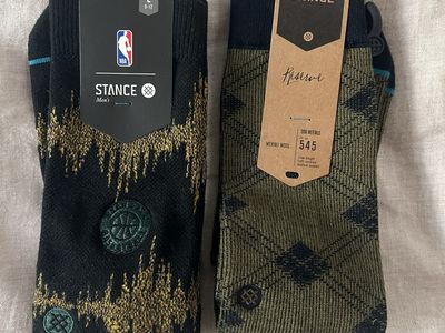 2 pairs of new Stance socks large
