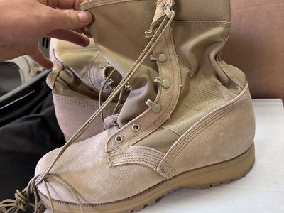 Army Combat Work Boots Tan Color Womens 7 Hot Weather
