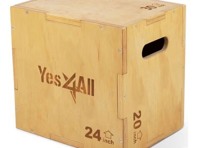 Yes4All plyo exercise box. 30” x 24” x 20”