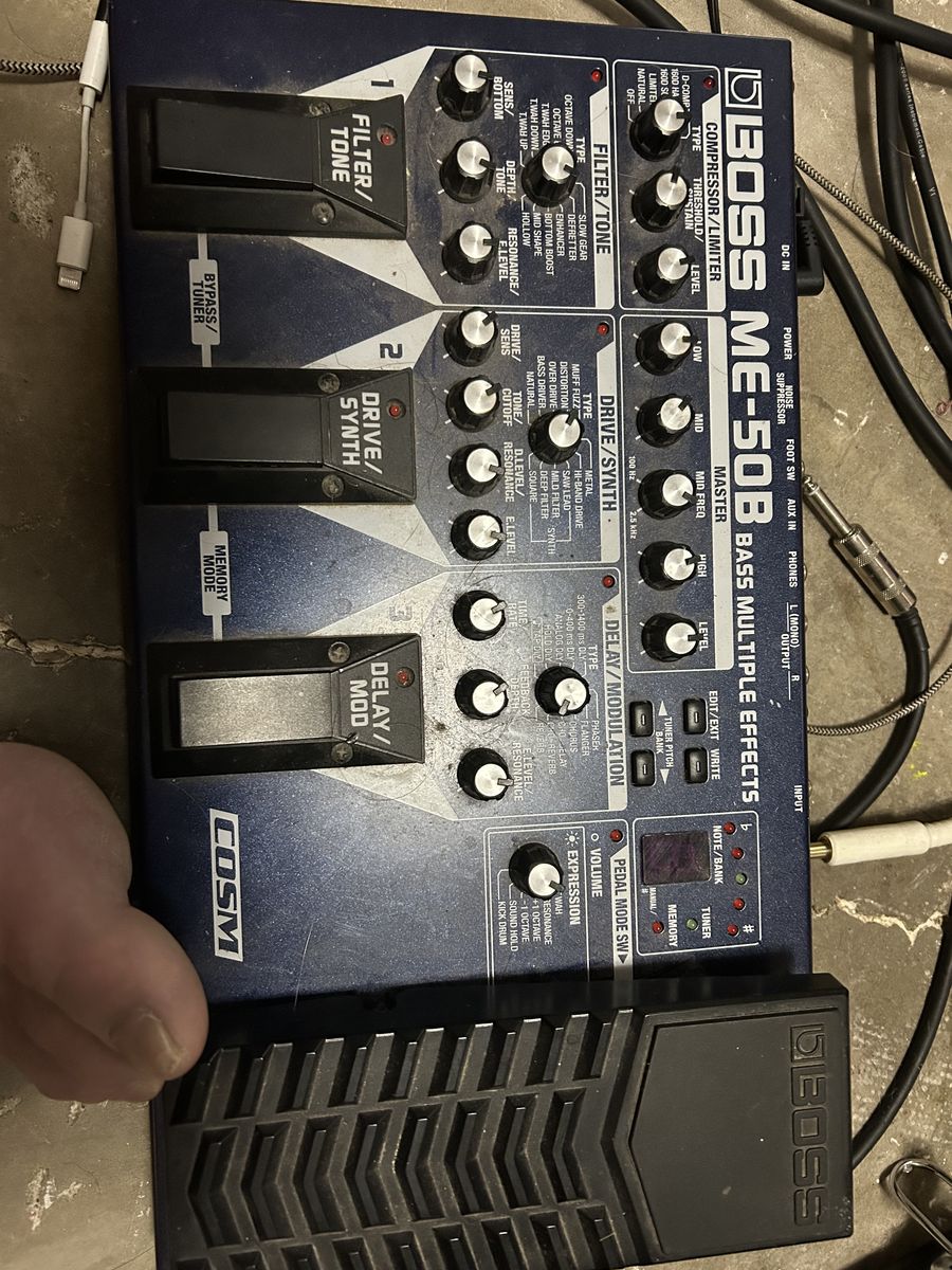 BossMe-50B Bass Muliti Effects peddle
