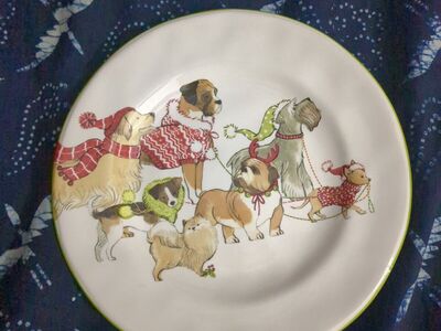 Park avenue puppies salad plate