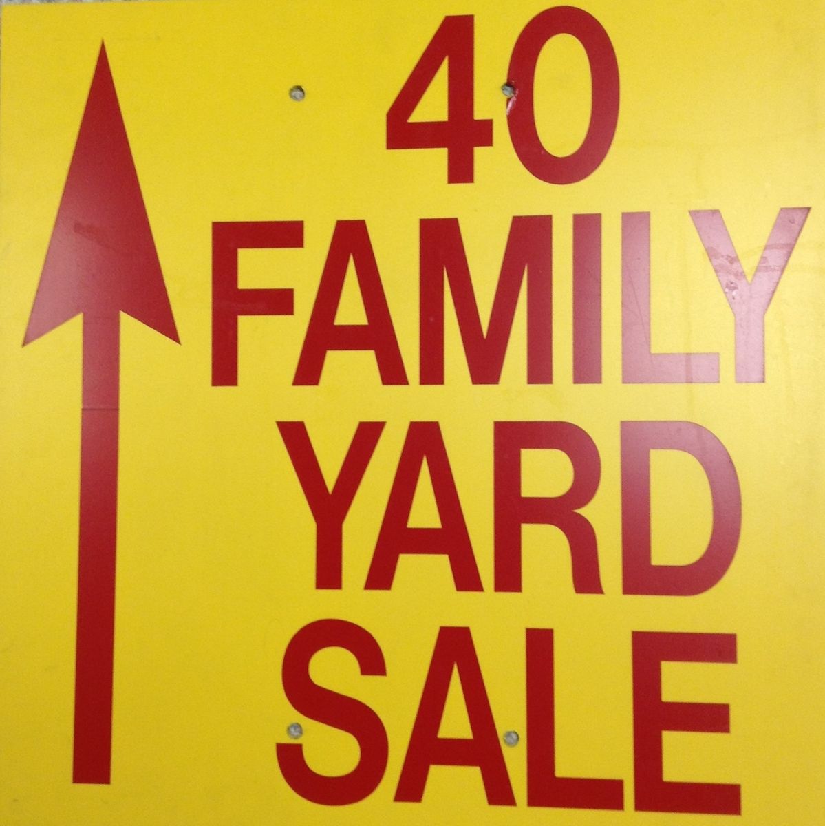 40 Family Yard Sale