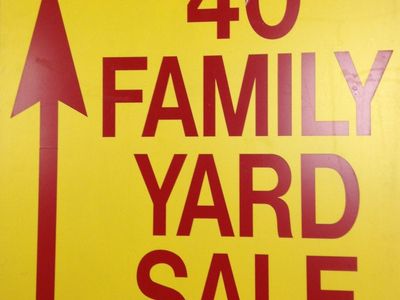 40 Family Yard Sale