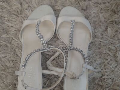 David's bridal sandals women size 7.5 or 8