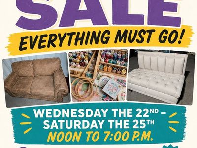 Huge Storage Unit Sale: Furniture, Craft, Sewing, Cross Stitch Supplies & Home Decor - Hyrum, UT