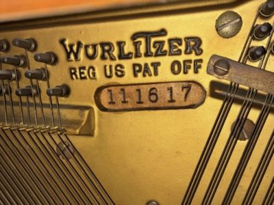 Vintage Wurlitzer Upright Piano with Bench – $500 (Moran) 1920's Antique Piano