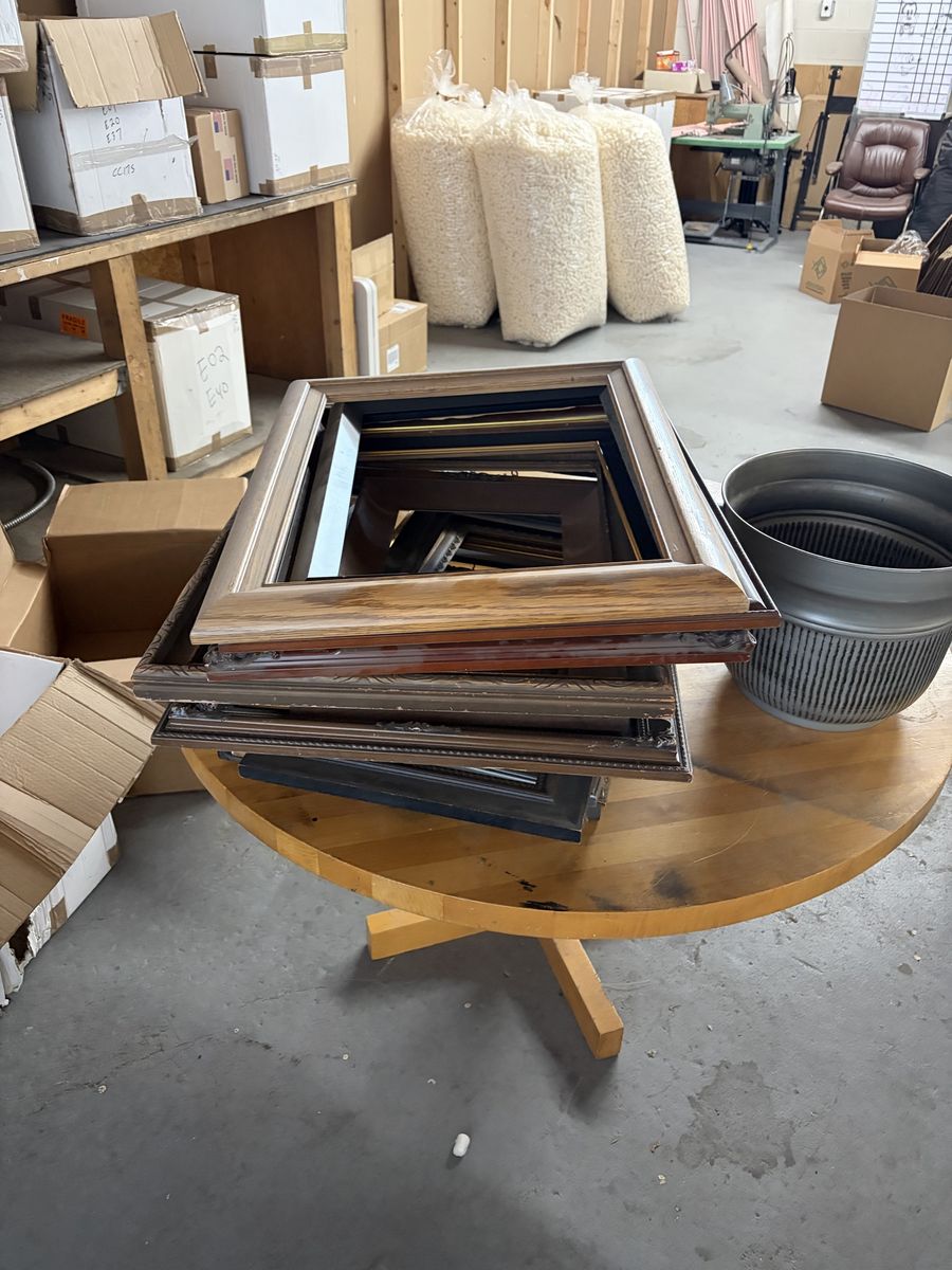Custom frames and pot for plant