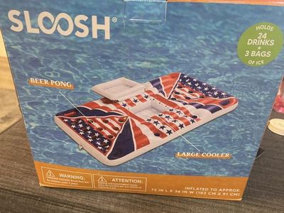 Floating Beer Pong Raft/cooler New