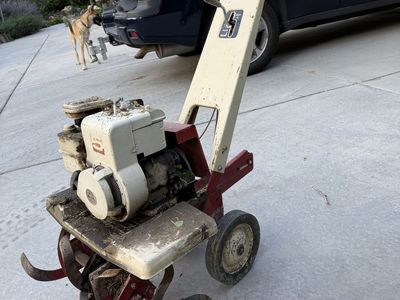 Vintage Heavy-Duty Front-Tine Garden Tiller (Tecumseh Engine) – As-Is