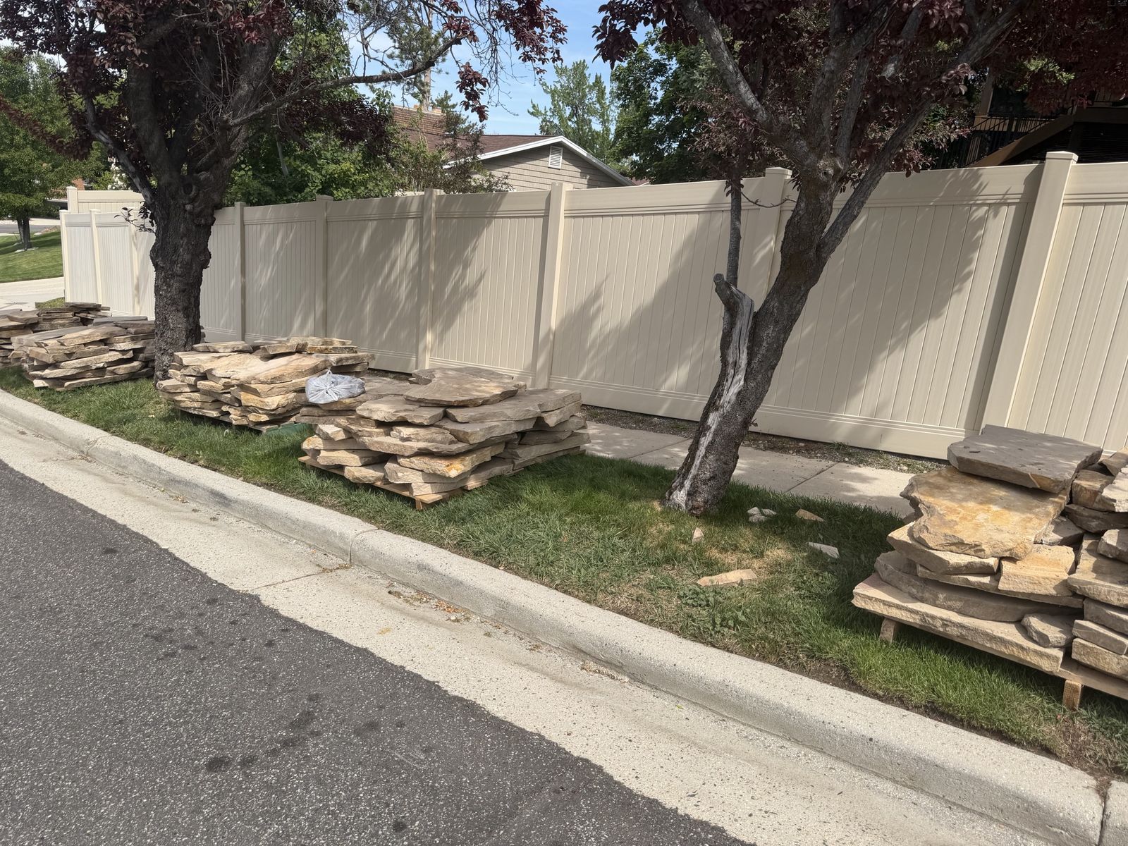 Large Quantity of Natural Flagstone Pavers - Irregular Shapes & Sizes for Landscaping/Patios. $75 per pallet.