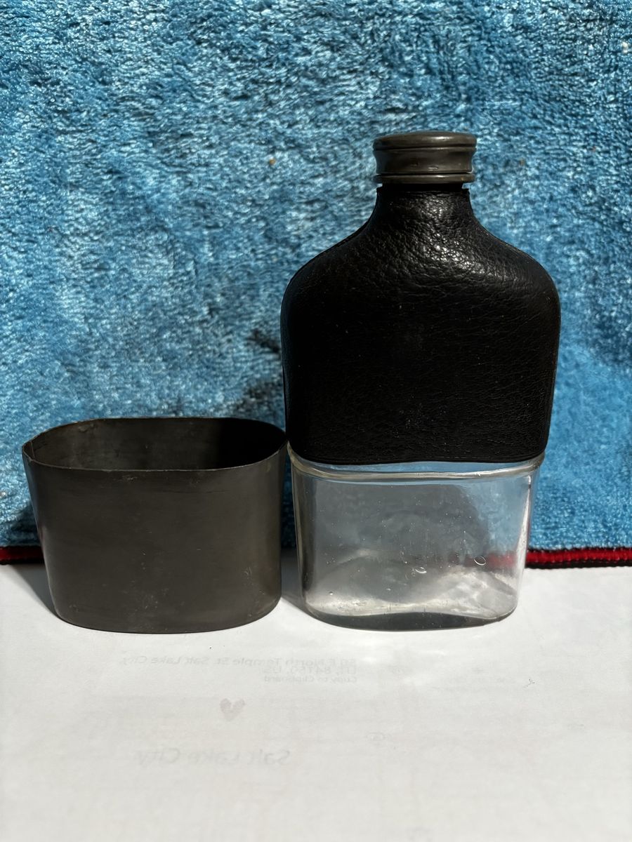 19th century hip flask issued to UK pilots 