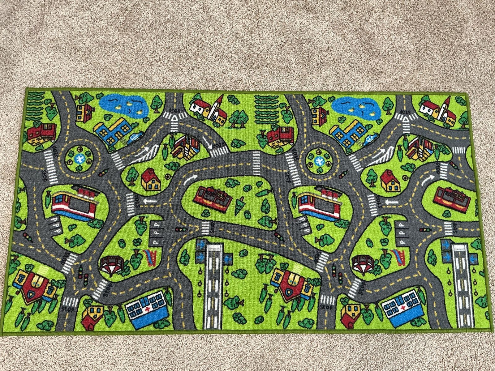 Kids Play Mat/Road Rug City for Cars & Toys