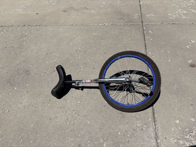 Unicycle with Blue Rim - Used, Good Condition