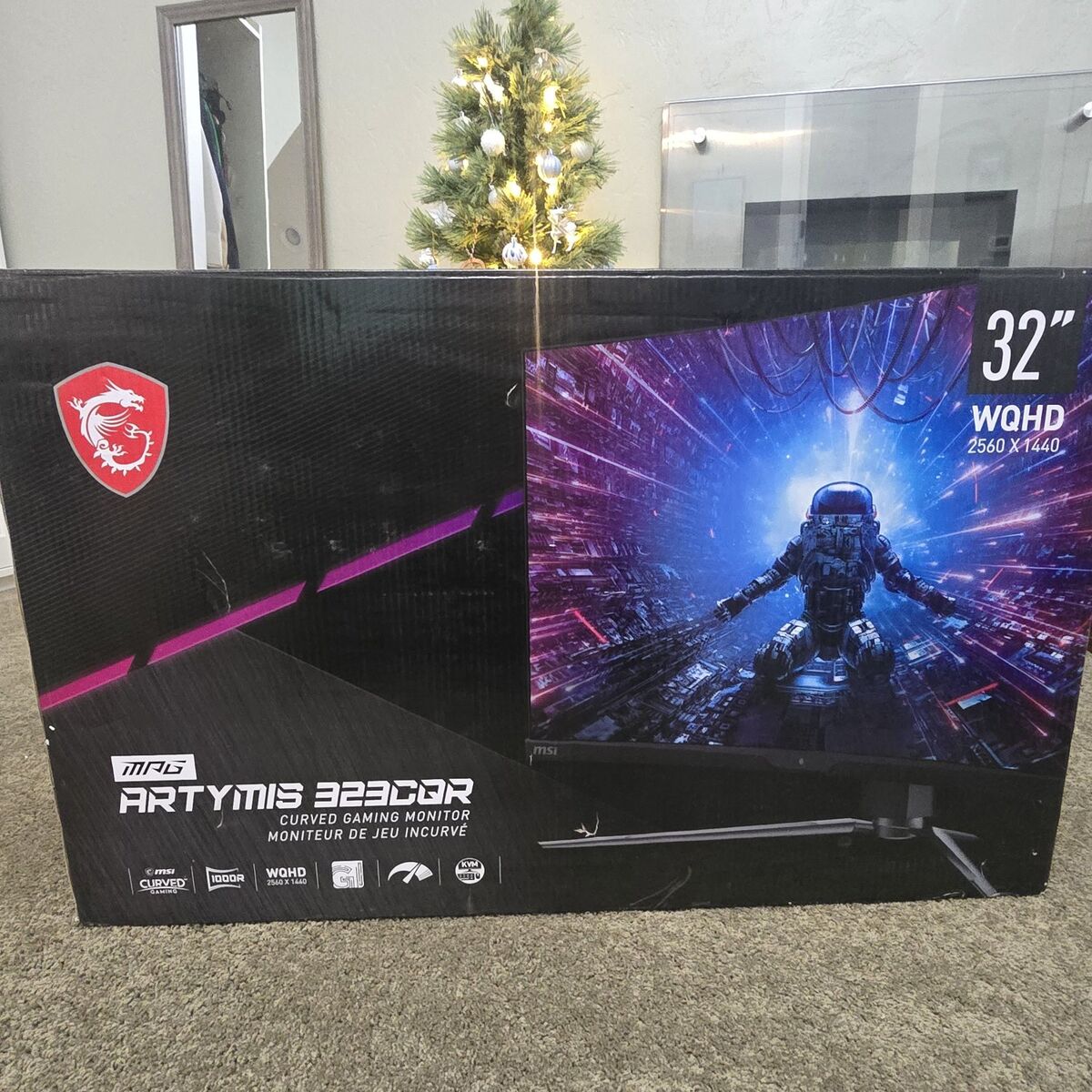 MSI 32 inch 165hz 1440p Curved Gaming monitor