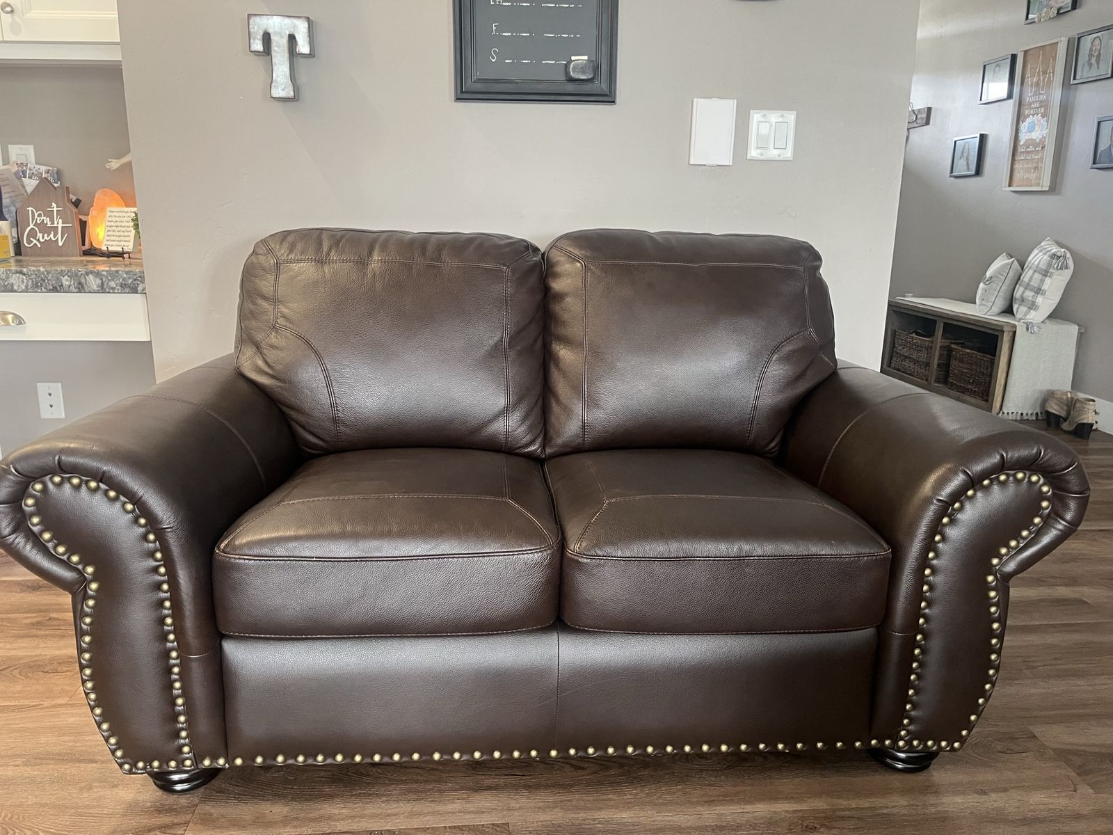 Leather Sofa Set