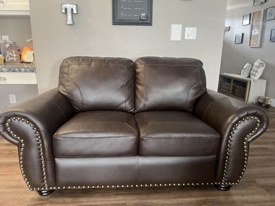 Leather Sofa Set