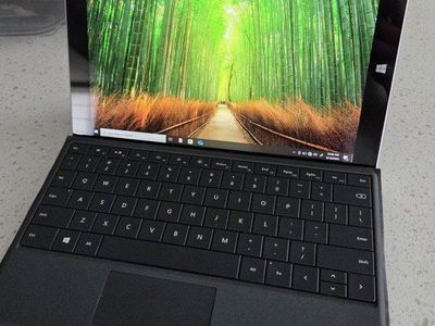 Microsoft Surface 3 tablet with keyboard