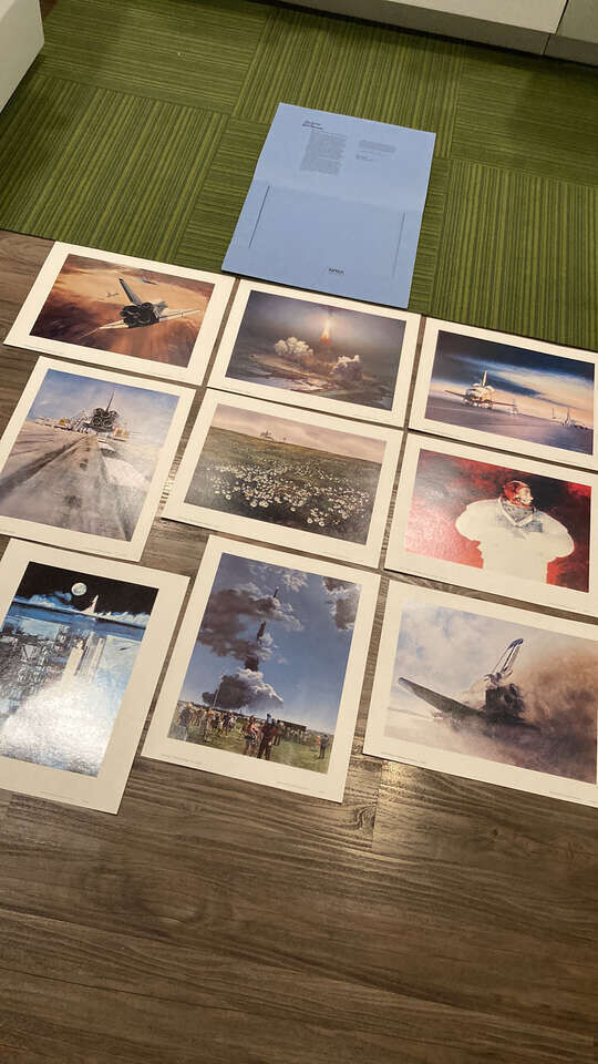 Vintage NASA Prints and Booklet