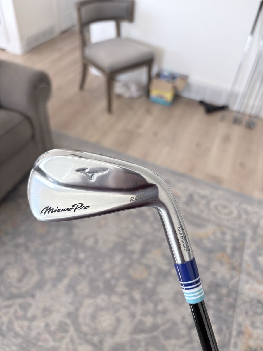 Mint 225 3 irons. $ taper S+ shaft black