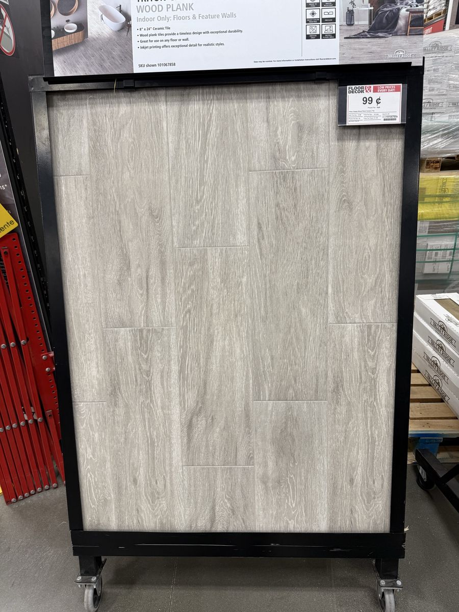 TRITON CLASSIC WOOD PLANK MATTE CERAMIC TILE