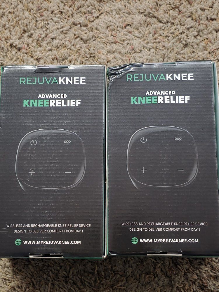 REJUVAKNEE Advanced Knee Relief Wireless Rechargeable Device - New (2 Units)