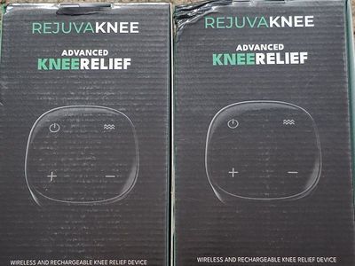 REJUVAKNEE Advanced Knee Relief Wireless Rechargeable Device - New (2 Units)