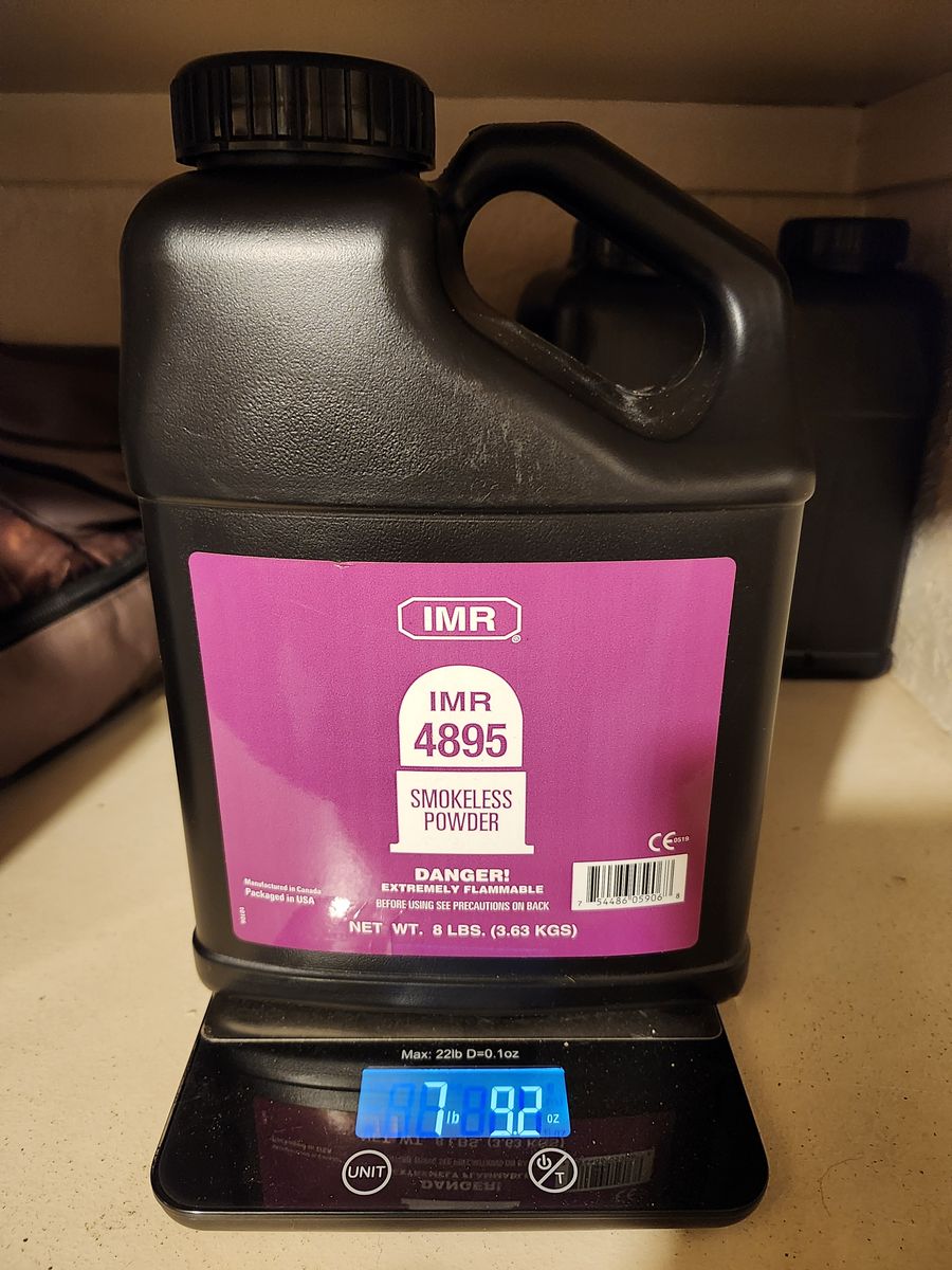 7 llbs IMR 4895 Powder