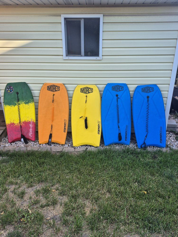 Morey Boogie Board Collection - 5 Used Bodyboards for Summer Fun
