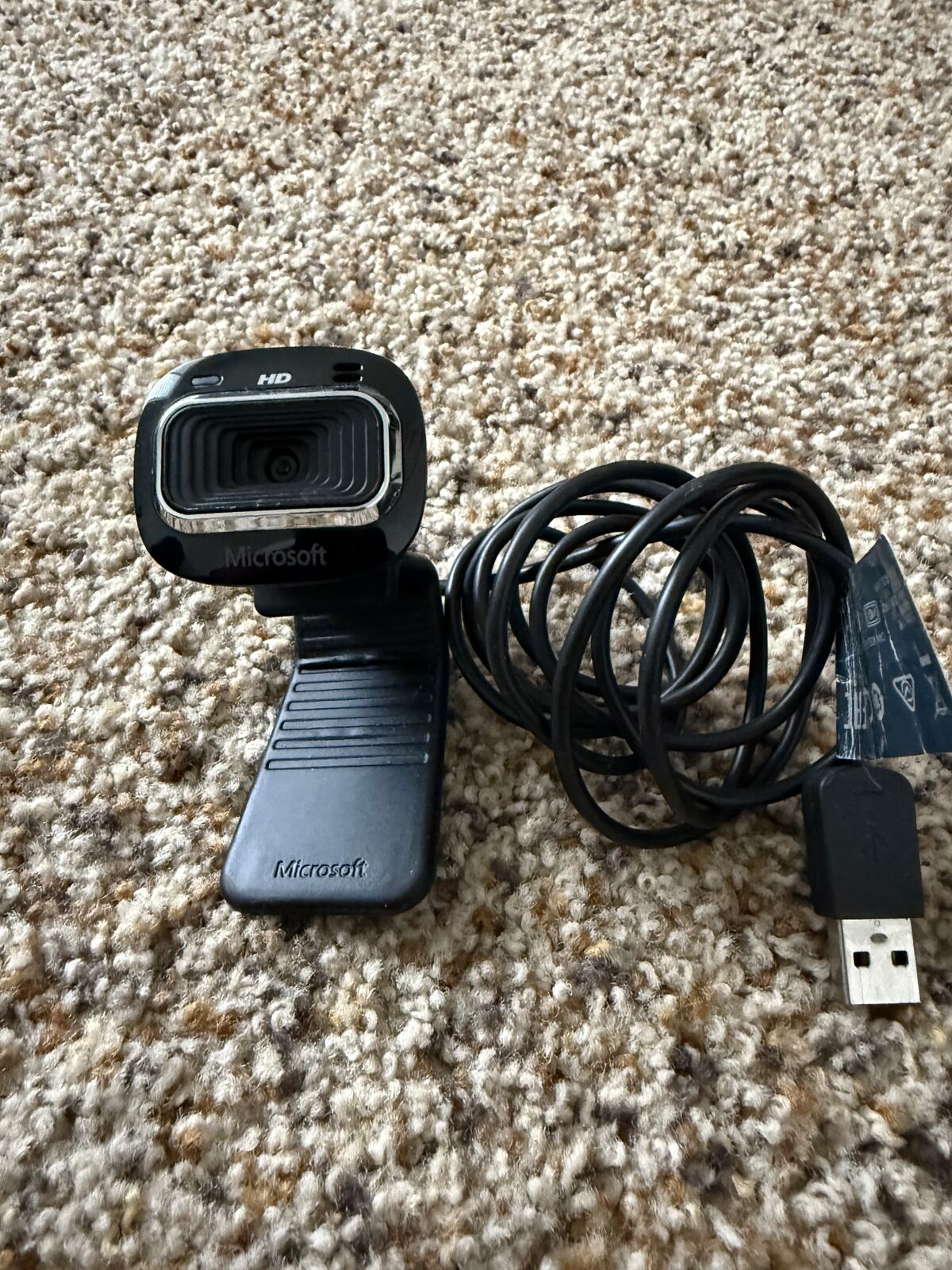Microsoft LifeCam HD-3000 720p HD USB Webcam – Works Great