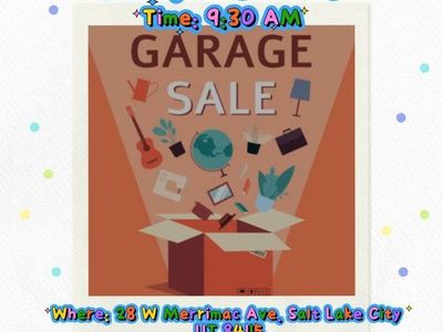 Yard Sale in Salt Lake City, UT - July 18, 2006 at 9:30 AM in Ballpark Community