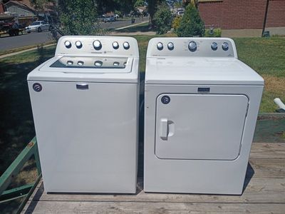 Maytag washer and dryer