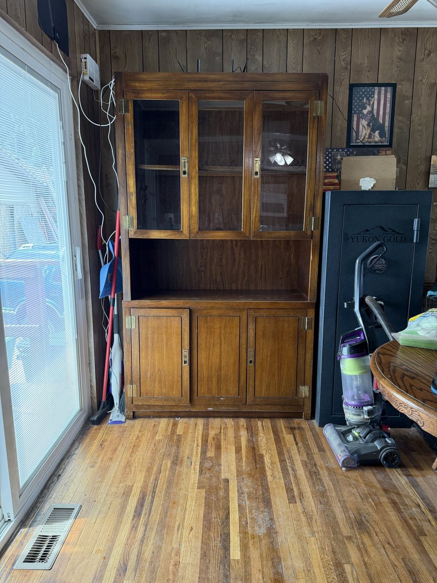 Wood China Hutch for sale