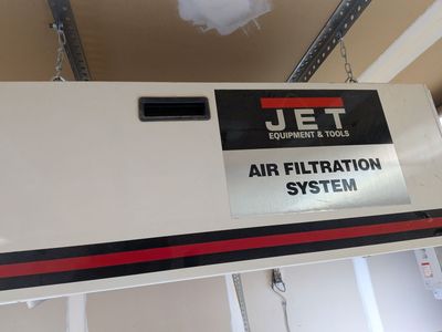 JET AFS-1000B Air Filtration System – Remote, 3 Speed
