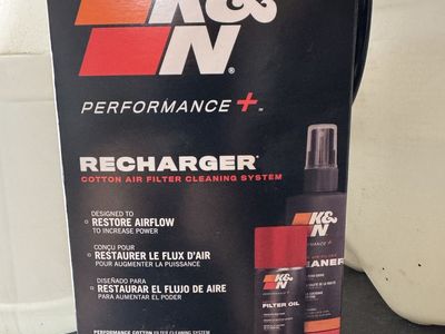 K&N Performance+ Recharger Cotton Air Filter Cleaning System - Restores Airflow & Power
