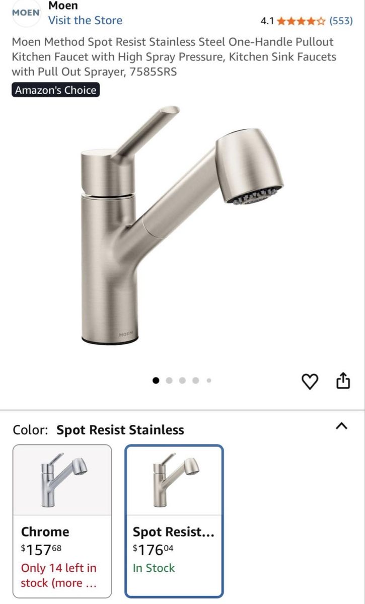 Moen Kitchen Faucet