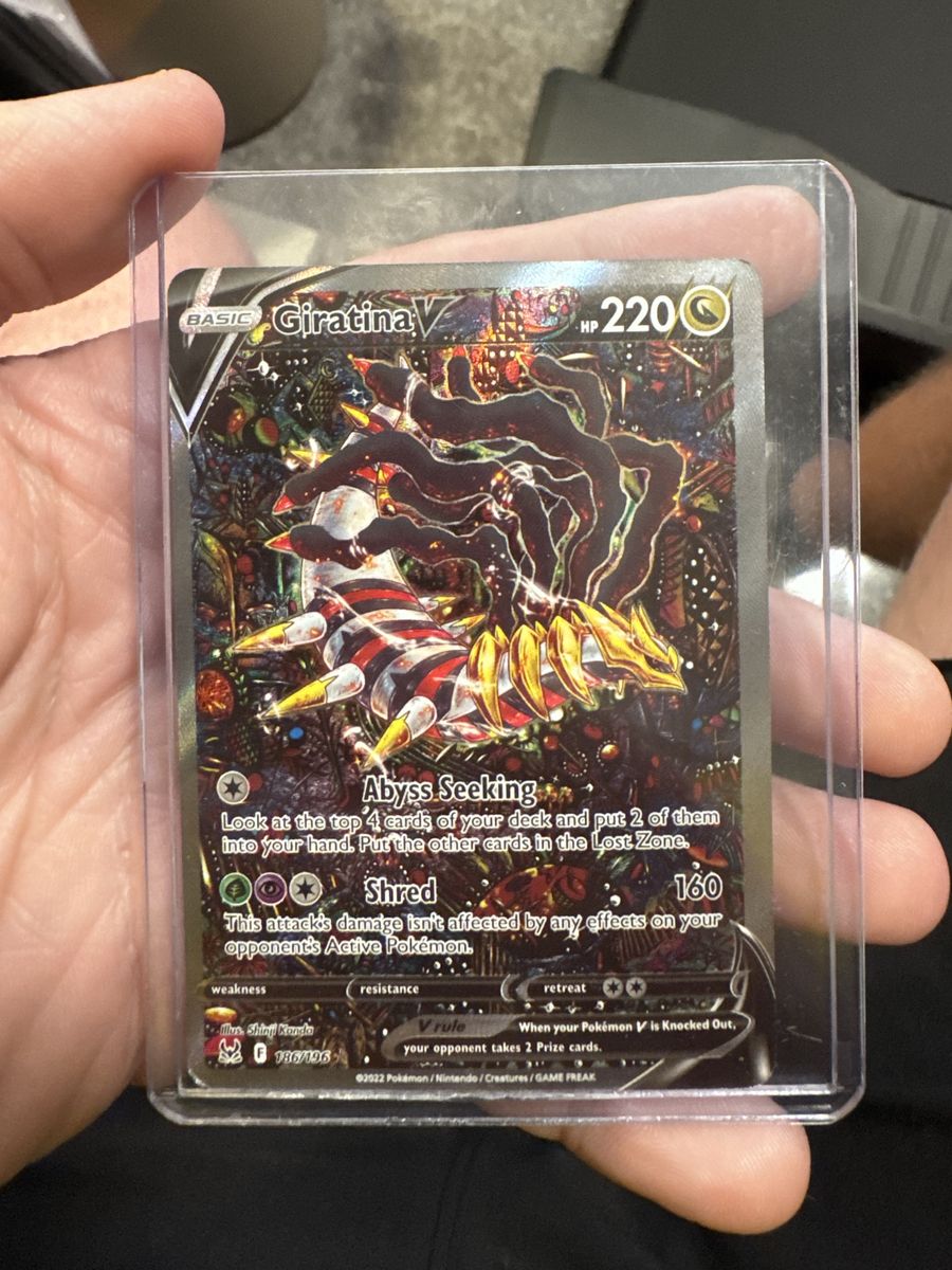 Pokemon Giratina V (Alternate Art) 018/108 Ultra Rare Card - Lost Origin Set, NM