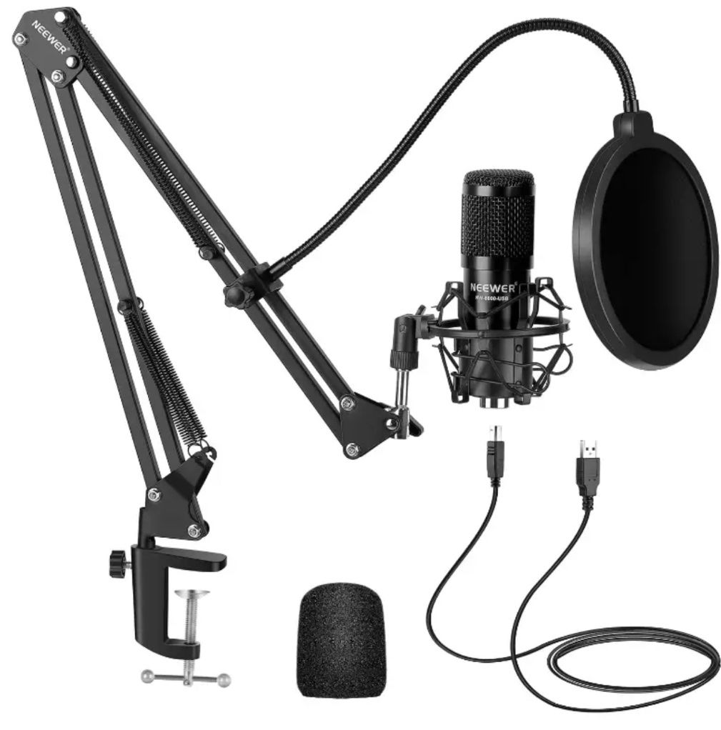Neewer NW-8000 Cardioid USB Microphone Kit
