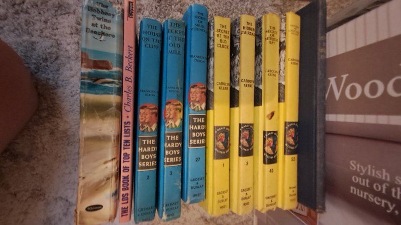 Hardy Boys, Nancy Drew and PoGP collectors novel books